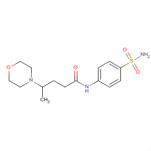 839717-58-7  4-Morpholinepentanamide, N-[4-(aminosulfonyl)phenyl]-