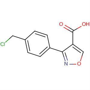 839718-04-6  4-Isoxazolecarboxylic acid, 3-[4-(chloromethyl)phenyl]-