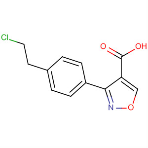 839718-19-3  4-Isoxazolecarboxylic acid, 3-[4-(2-chloroethyl)phenyl]-