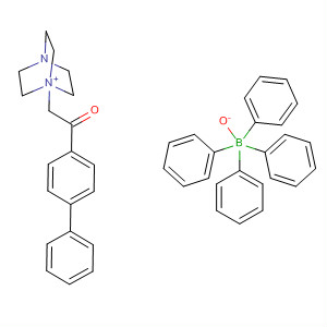 839730-81-3  4-Aza-1-azoniabicyclo[2.2.2]octane,1-(2-[1,1'-biphenyl]-4-yl-2-oxoethyl)-, tetraphenylborate(1-)