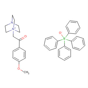 839730-86-8  4-Aza-1-azoniabicyclo[2.2.2]octane,1-[2-(4-methoxyphenyl)-2-oxoethyl]-, tetraphenylborate(1-)