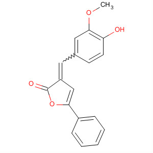 84023-79-0  2(3H)-Furanone, 3-[(4-hydroxy-3-methoxyphenyl)methylene]-5-phenyl-