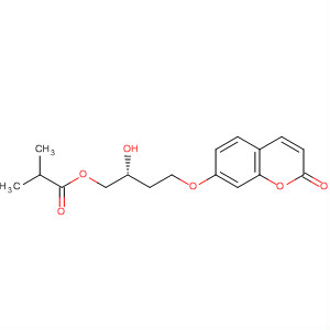 840513-51-1  Propanoic acid, 2-methyl-,(2R)-2-hydroxy-4-[(2-oxo-2H-1-benzopyran-7-yl)oxy]butyl ester
