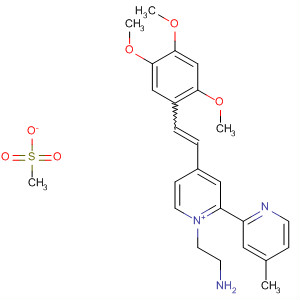 840544-69-6  2,2'-Bipyridinium,1-(2-aminoethyl)-4'-methyl-4-[2-(2,4,5-trimethoxyphenyl)ethenyl]-,methanesulfonate