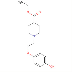 841200-56-4  4-Piperidinecarboxylic acid, 1-[2-(4-hydroxyphenoxy)ethyl]-, ethyl ester