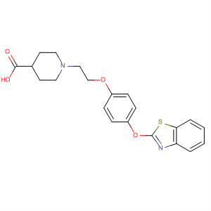 841200-59-7  4-Piperidinecarboxylic acid,1-[2-[4-(2-benzothiazolyloxy)phenoxy]ethyl]-
