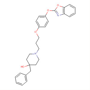 841200-74-6  4-Piperidinol,1-[3-[4-(2-benzoxazolyloxy)phenoxy]propyl]-4-(phenylmethyl)-