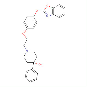 841201-16-9  4-Piperidinol, 1-[2-[4-(2-benzoxazolyloxy)phenoxy]ethyl]-4-phenyl-