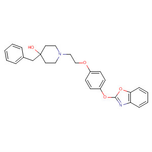 841201-27-2  4-Piperidinol,1-[2-[4-(2-benzoxazolyloxy)phenoxy]ethyl]-4-(phenylmethyl)-
