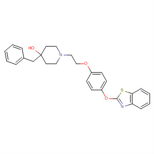 841201-41-0  4-Piperidinol,1-[2-[4-(2-benzothiazolyloxy)phenoxy]ethyl]-4-(phenylmethyl)-