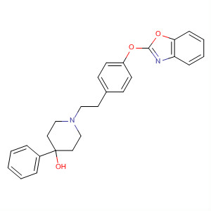 841201-52-3  4-Piperidinol, 1-[2-[4-(2-benzoxazolyloxy)phenyl]ethyl]-4-phenyl-