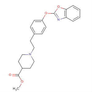 841201-61-4  4-Piperidinecarboxylic acid, 1-[2-[4-(2-benzoxazolyloxy)phenyl]ethyl]-,methyl ester