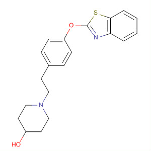 841201-67-0  4-Piperidinol, 1-[2-[4-(2-benzothiazolyloxy)phenyl]ethyl]-