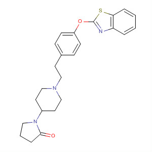 841201-73-8  2-Pyrrolidinone,1-[1-[2-[4-(2-benzothiazolyloxy)phenyl]ethyl]-4-piperidinyl]-