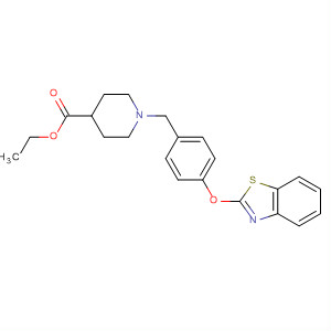 841202-18-4  4-Piperidinecarboxylic acid, 1-[[4-(2-benzothiazolyloxy)phenyl]methyl]-,ethyl ester