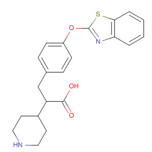 841202-79-7  4-Piperidineacetic acid, 1-[[4-(2-benzothiazolyloxy)phenyl]methyl]-