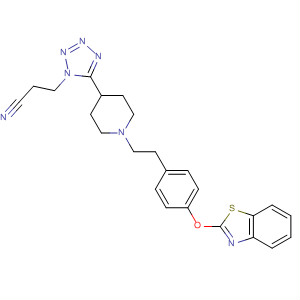 841204-01-1  1H-Tetrazole-1-propanenitrile,5-[1-[2-[4-(2-benzothiazolyloxy)phenyl]ethyl]-4-piperidinyl]-