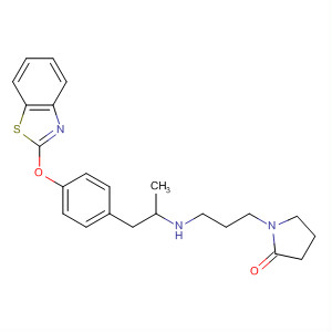 841204-53-3  2-Pyrrolidinone,1-[3-[[[4-(2-benzothiazolyloxy)phenyl]methyl]ethylamino]propyl]-