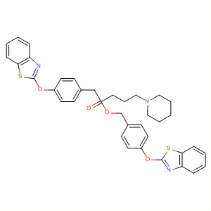 841205-04-7  4-Piperidinebutanoic acid, 1-[[4-(2-benzothiazolyloxy)phenyl]methyl]-,[4-(2-benzothiazolyloxy)phenyl]methyl ester