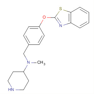 841205-11-6  4-Piperidinamine, 1-[[4-(2-benzothiazolyloxy)phenyl]methyl]-N-methyl-