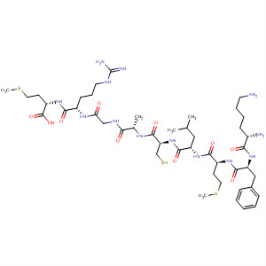 841251-87-4  L-Methionine,L-lysyl-L-phenylalanyl-L-methionyl-L-leucyl-L-cysteinyl-L-alanylglycyl-L-arginyl-