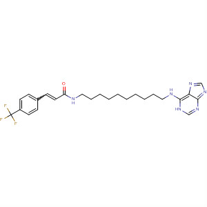 841274-56-4  2-Propenamide,N-[10-(1H-purin-6-ylamino)decyl]-3-[4-(trifluoromethyl)phenyl]-