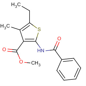 841295-97-4  3-Thiophenecarboxylic acid, 2-(benzoylamino)-5-ethyl-4-methyl-, methylester