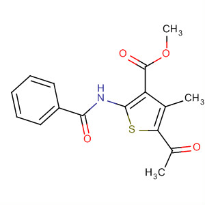 841295-98-5  3-Thiophenecarboxylic acid, 5-acetyl-2-(benzoylamino)-4-methyl-,methyl ester