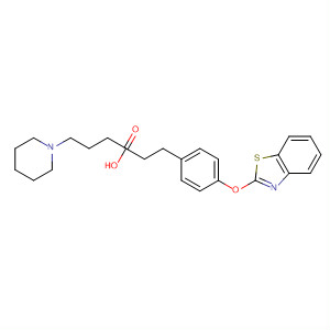 841312-78-5  4-Piperidinebutanoic acid, 1-[2-[4-(2-benzothiazolyloxy)phenyl]ethyl]-
