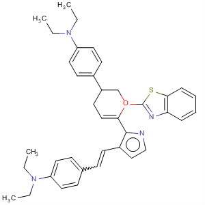 84162-43-6  Benzenamine,4-[2-[1-(2-benzothiazolyl)-5-[4-(diethylamino)phenyl]-4,5-dihydro-1H-pyrazol-3-yl]ethenyl]-N,N-diethyl-