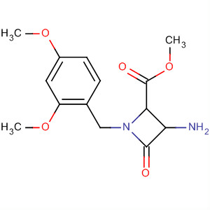 84187-43-9  2-Azetidinecarboxylic acid,3-amino-1-[(2,4-dimethoxyphenyl)methyl]-4-oxo-, methyl ester, trans-