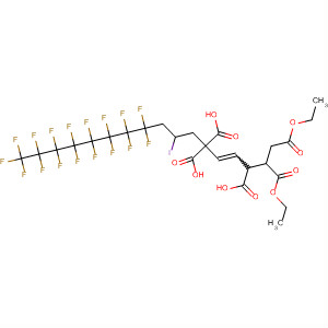842124-29-2  4-Heptadecene-1,2,3,6,6-pentacarboxylic acid,10,10,11,11,12,12,13,13,14,14,15,15,16,16,17,17,17-heptadecafluoro-8-iodo-, 6,6-diethyl ester 842124-29-2  4-Heptadecene-1,2,3,6,6-pentacarboxylic acid,10,10,11,11,12,12,13,13,14,14,15,15,16,16,17,17,17-heptadecafluoro-8-iodo-, 6,6-diethyl ester
