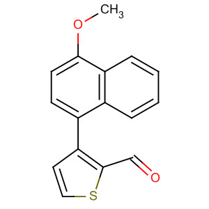 842167-17-3  2-Thiophenecarboxaldehyde, 3-(4-methoxy-1-naphthalenyl)-
