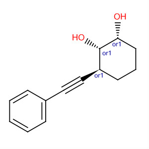 84248-88-4  1,2-Cyclohexanediol, 3-(phenylethynyl)-, (1R,2S,3S)-rel-