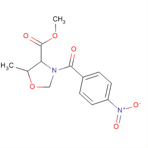 844469-09-6  4-Oxazolidinecarboxylic acid, 5-methyl-3-(4-nitrobenzoyl)-, methyl ester,(4S,5R)- 844469-09-6  4-Oxazolidinecarboxylic acid, 5-methyl-3-(4-nitrobenzoyl)-, methyl ester,(4S,5R)-