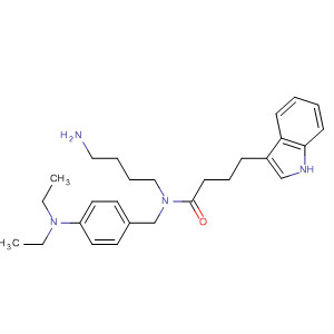 844491-62-9  1H-Indole-3-butanamide,N-(4-aminobutyl)-N-[[4-(diethylamino)phenyl]methyl]-