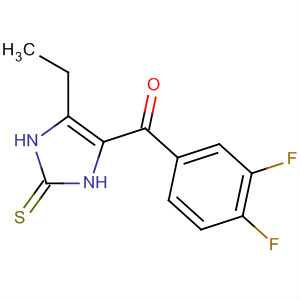 84490-21-1  Methanone,(3,4-difluorophenyl)(5-ethyl-2,3-dihydro-2-thioxo-1H-imidazol-4-yl)-