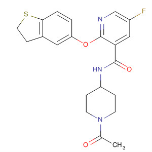 833483-28-6  3-Pyridinecarboxamide,N-(1-acetyl-4-piperidinyl)-2-[(2,3-dihydrobenzo[b]thien-5-yl)oxy]-5-fluoro-