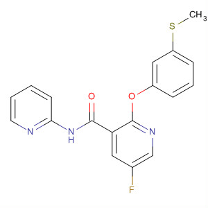 833483-36-6  3-Pyridinecarboxamide,5-fluoro-2-[3-(methylthio)phenoxy]-N-2-pyridinyl-