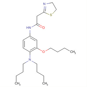 833487-31-3  2-Thiazoleacetamide, N-[3-butoxy-4-(dibutylamino)phenyl]-4,5-dihydro-