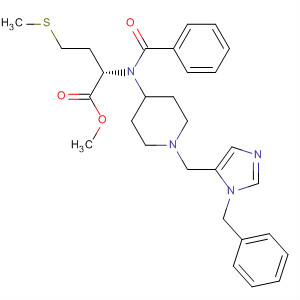 833490-38-3  L-Methionine,N-benzoyl-N-[1-[[1-(phenylmethyl)-1H-imidazol-5-yl]methyl]-4-piperidinyl]-, methyl ester