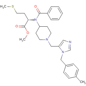 833490-39-4  L-Methionine,N-benzoyl-N-[1-[[1-[(4-methylphenyl)methyl]-1H-imidazol-5-yl]methyl]-4-piperidinyl]-, methyl ester