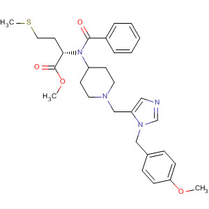 833490-41-8  L-Methionine,N-benzoyl-N-[1-[[1-[(4-methoxyphenyl)methyl]-1H-imidazol-5-yl]methyl]-4-piperidinyl]-, methyl ester