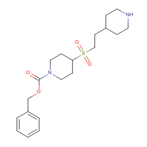 833491-26-2  1-Piperidinecarboxylic acid, 4-[[2-(4-piperidinyl)ethyl]sulfonyl]-,phenylmethyl ester