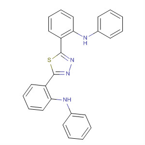 83388-69-6  Benzenamine, 2,2'-(1,3,4-thiadiazole-2,5-diyl)bis[N-phenyl-