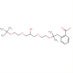 834861-02-8  3,6,10,13-Tetraoxapentadecan-8-ol, 2,2,14,14-tetramethyl-, benzoate
