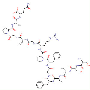 834862-30-5  L-Glutamine,L-seryl-L-seryl-L-alanyl-L-alanyl-L-phenylalanylglycyl-L-phenylalanyl-L-prolyl-L-arginylglycyl-L-alanylglycyl-L-prolyl-L-alanyl-