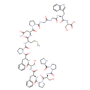 834863-50-2  L-Serine,L-prolyl-L-prolyl-L-seryl-L-prolyl-L-phenylalanyl-L-seryl-L-phenylalanyl-L-prolyl-L-methionyl-L-asparaginyl-L-prolylglycylglycyl-L-tryptophyl-