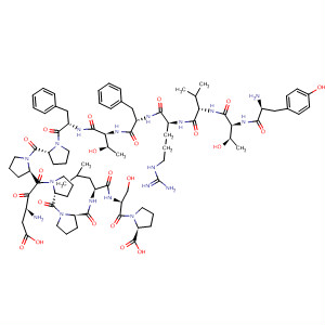 834865-40-6  L-Proline,L-tyrosyl-L-threonyl-L-valyl-L-arginyl-L-phenylalanyl-L-threonyl-L-phenylalanyl-L-prolyl-L-a-aspartyl-L-prolyl-L-prolyl-L-prolyl-L-leucyl-L-seryl-