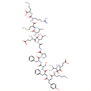 834865-76-8  L-Methionine,L-a-glutamyl-L-valyl-L-lysyl-L-tyrosyl-L-phenylalanyl-L-seryl-L-phenylalanyl-L-prolylglycyl-L-a-glutamyl-L-leucyl-L-leucyl-L-methionyl-L-arginyl-